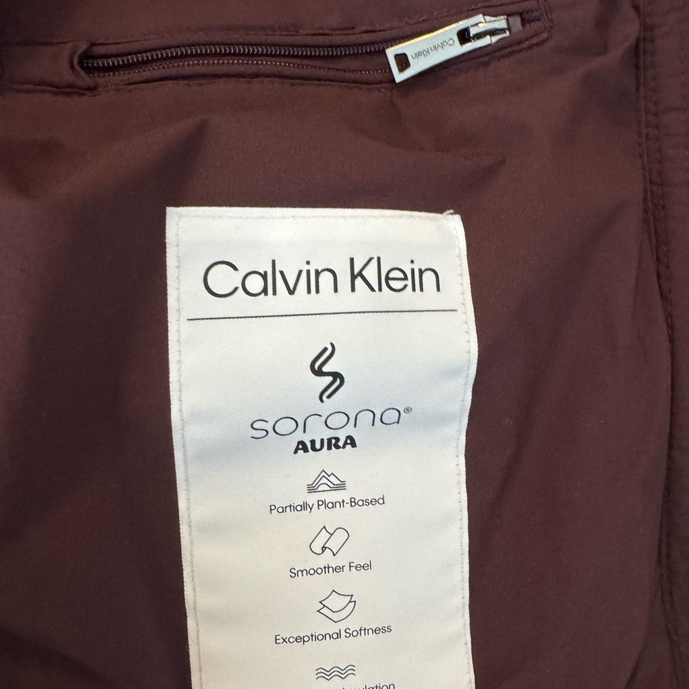 Calvin Klein Puffer Jacket - Deep Burgundy